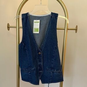 Amazon Women's Denim Vest - Blue